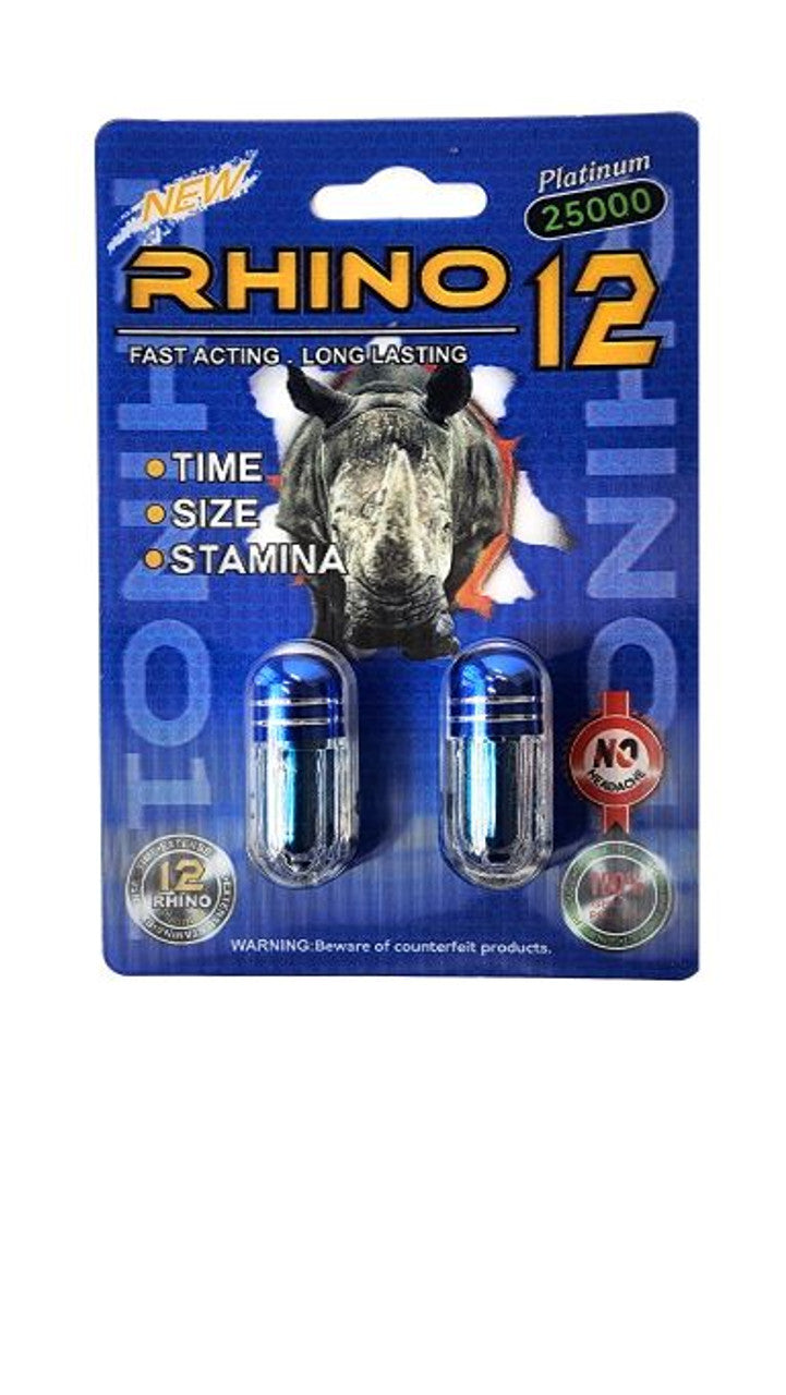 Rhino 12 Platinum 25000 2ct 24pk