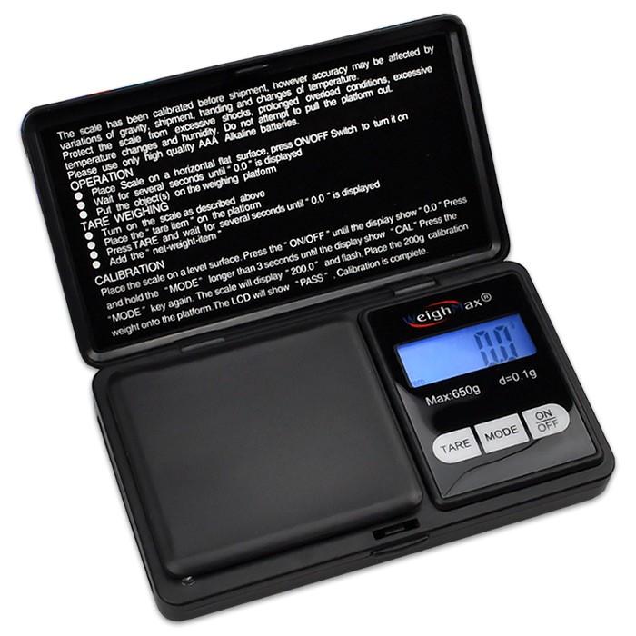 WeighMax Digital Pocket Scale W-SM650