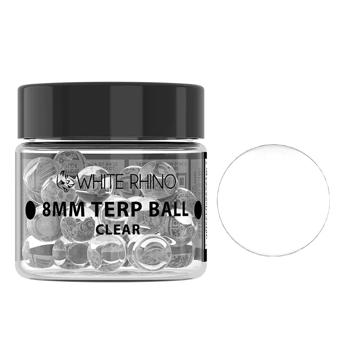 White Rhino 8mm,6mm & 4mm Terp Balls 100ct