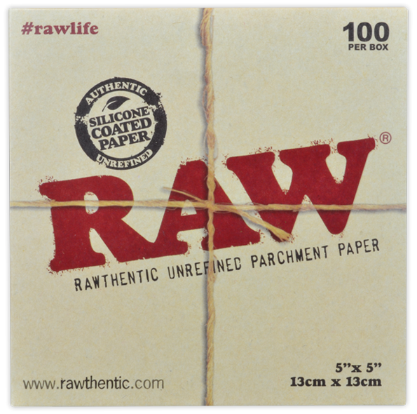 RAW 5"x5" Parchment Squares 100 ct.