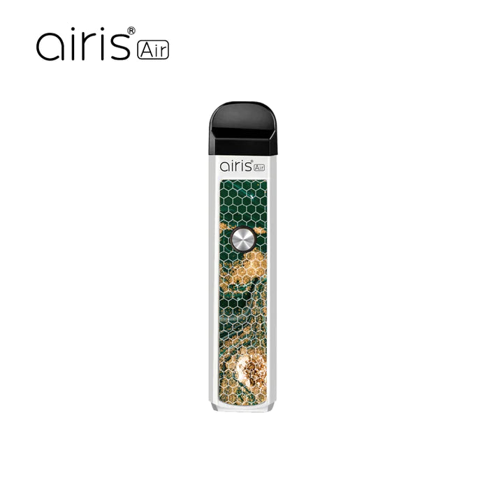 Front view of the Airis Air limited edition wax vaporizer. This ultra-portable, compact concentrate pen is designed for the discreet and highly flavorful consumption of your favorite wax extracts.