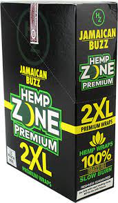 Hemp Zone 2XL Premium Wraps 5ct 25pk