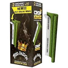 Crop Kingz Organic Hemp Wraps 2ct 15pk