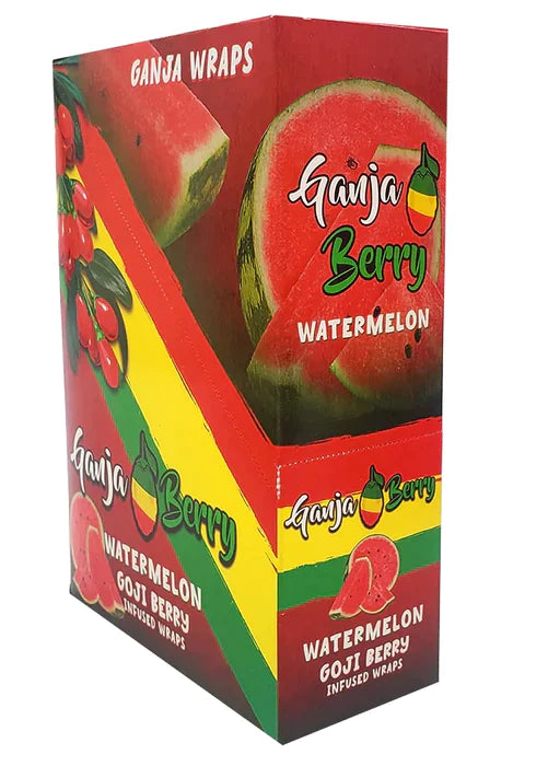 Ganja Berry Infused Wraps – 24 Count Display Box 2pk
