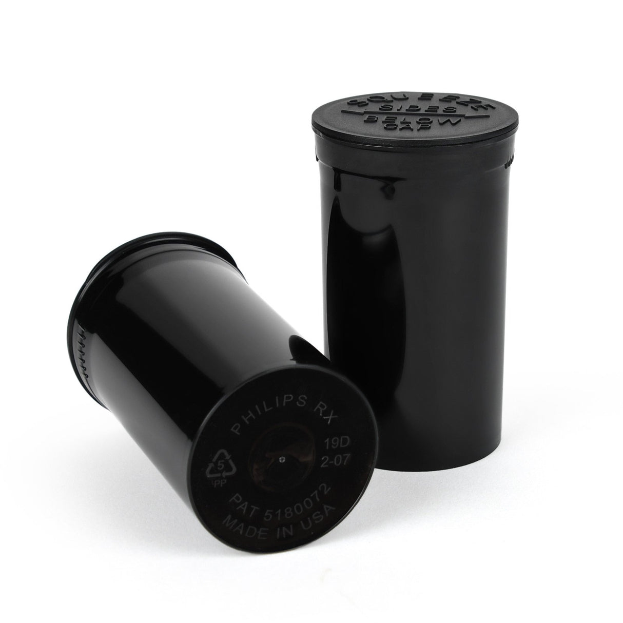 Pop Top Vial 19 Dram Philips RX Child Resistant - Assorted 225ct