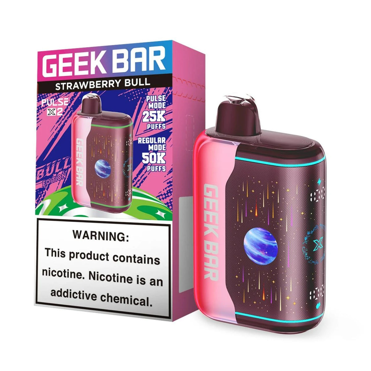 Geek Bar Pulse X2 50000 Puffs Disposable Vape 5CT/Display