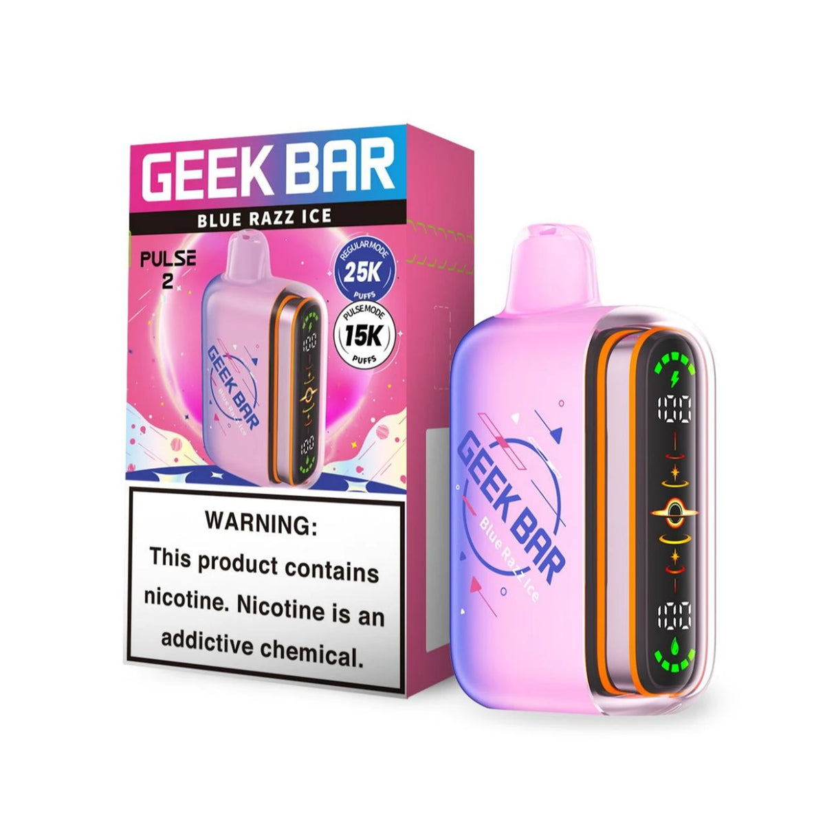 Geek Bar Pulse 2 25000 Puffs Disposable Vape 5CT/Display