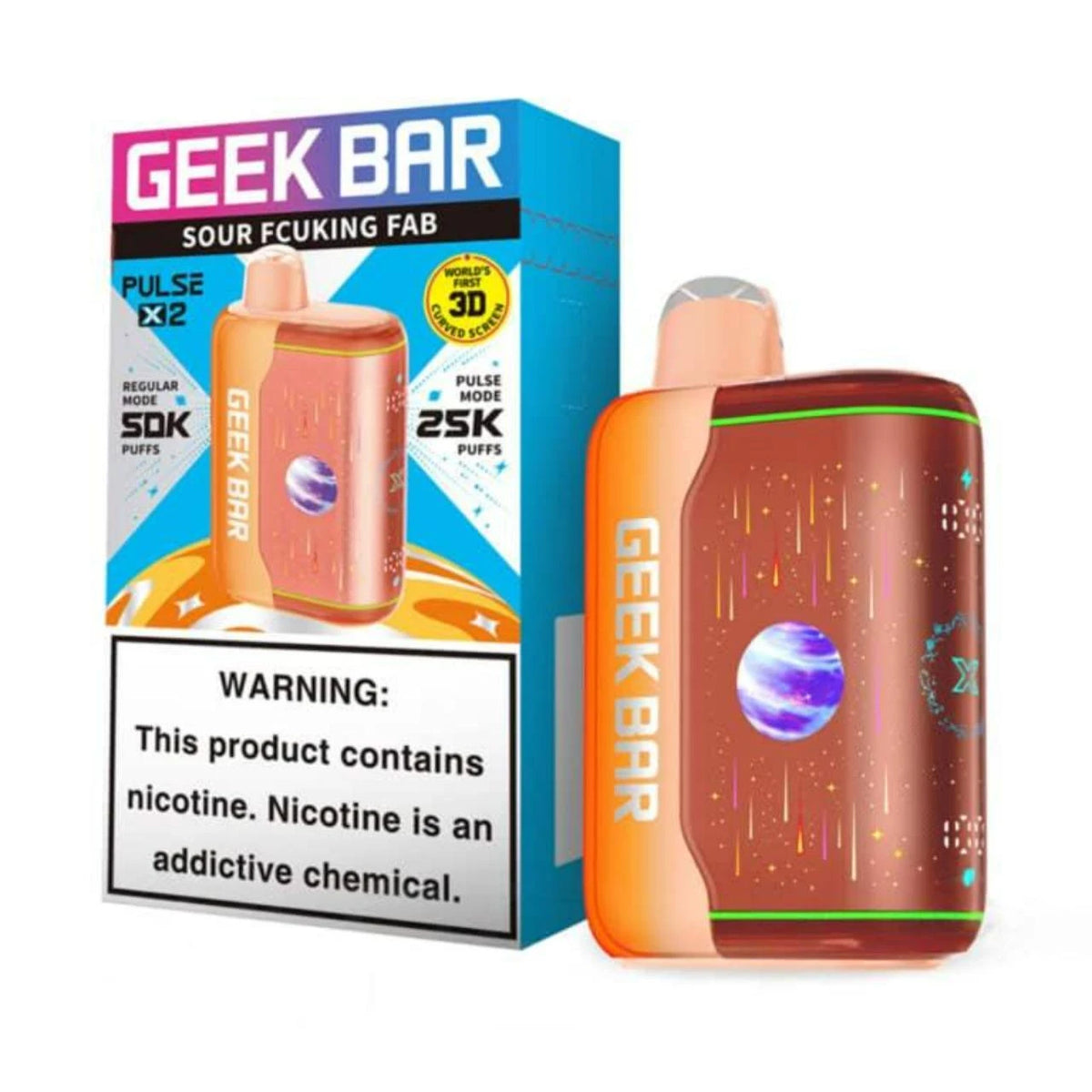 Geek Bar Pulse X2 50000 Puffs Disposable Vape 5CT/Display