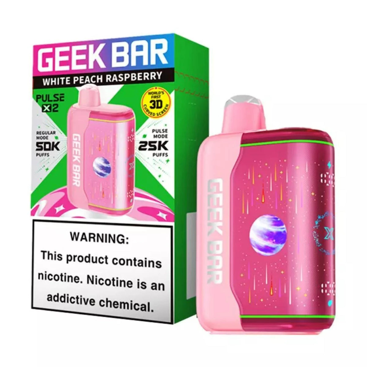 Geek Bar Pulse X2 50000 Puffs Disposable Vape 5CT/Display