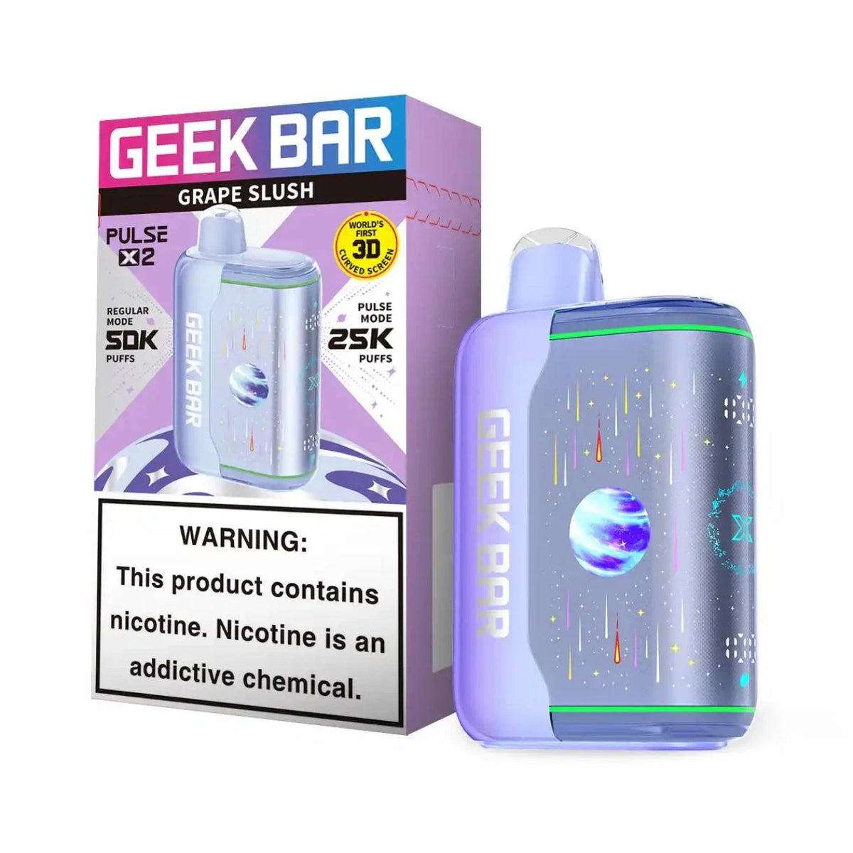 Geek Bar Pulse X2 50000 Puffs Disposable Vape 5CT/Display