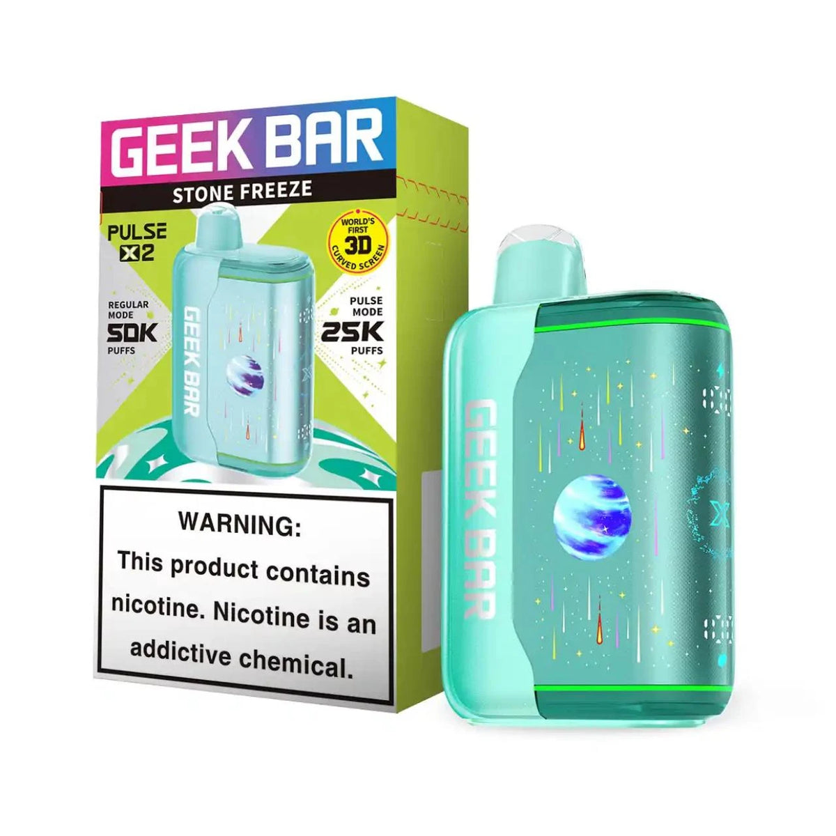 Geek Bar Pulse X2 50000 Puffs Disposable Vape 5CT/Display