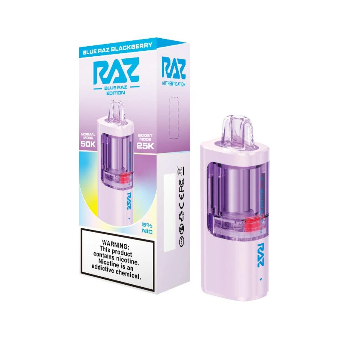 RAZ Vue 50000 Puffs Disposable Pods 5CT/Display