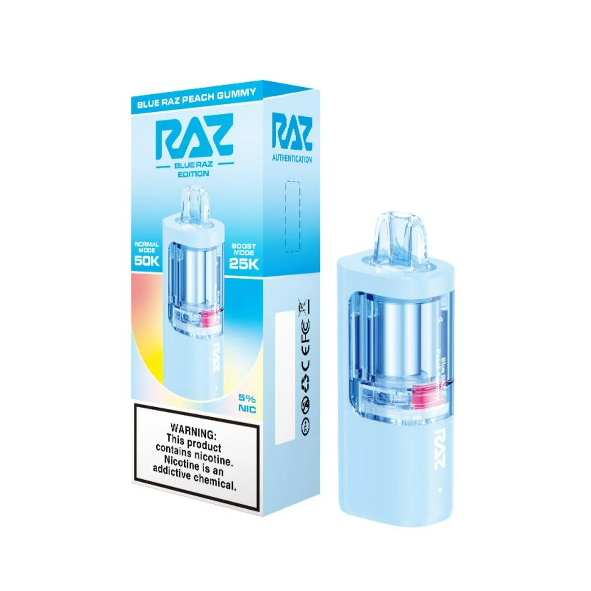 RAZ Vue 50000 Puffs Disposable Pods 5CT/Display