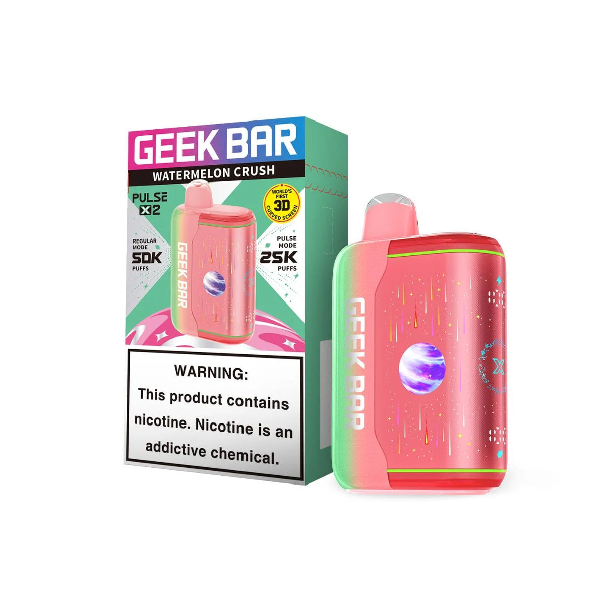 Geek Bar Pulse X2 50000 Puffs Disposable Vape 5CT/Display