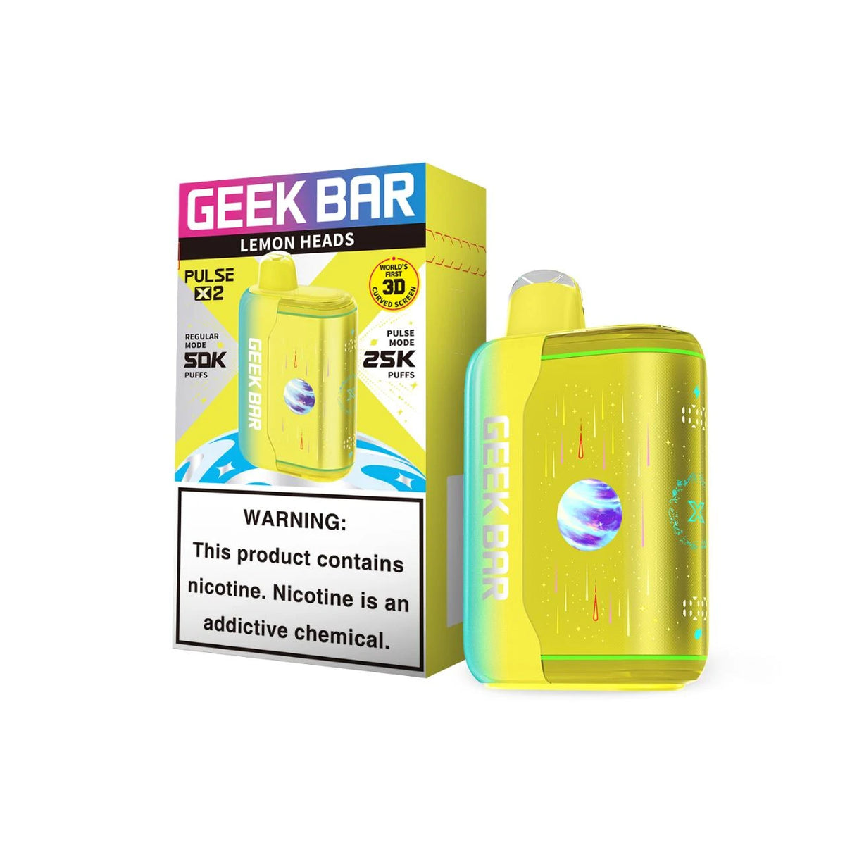 Geek Bar Pulse X2 50000 Puffs Disposable Vape 5CT/Display