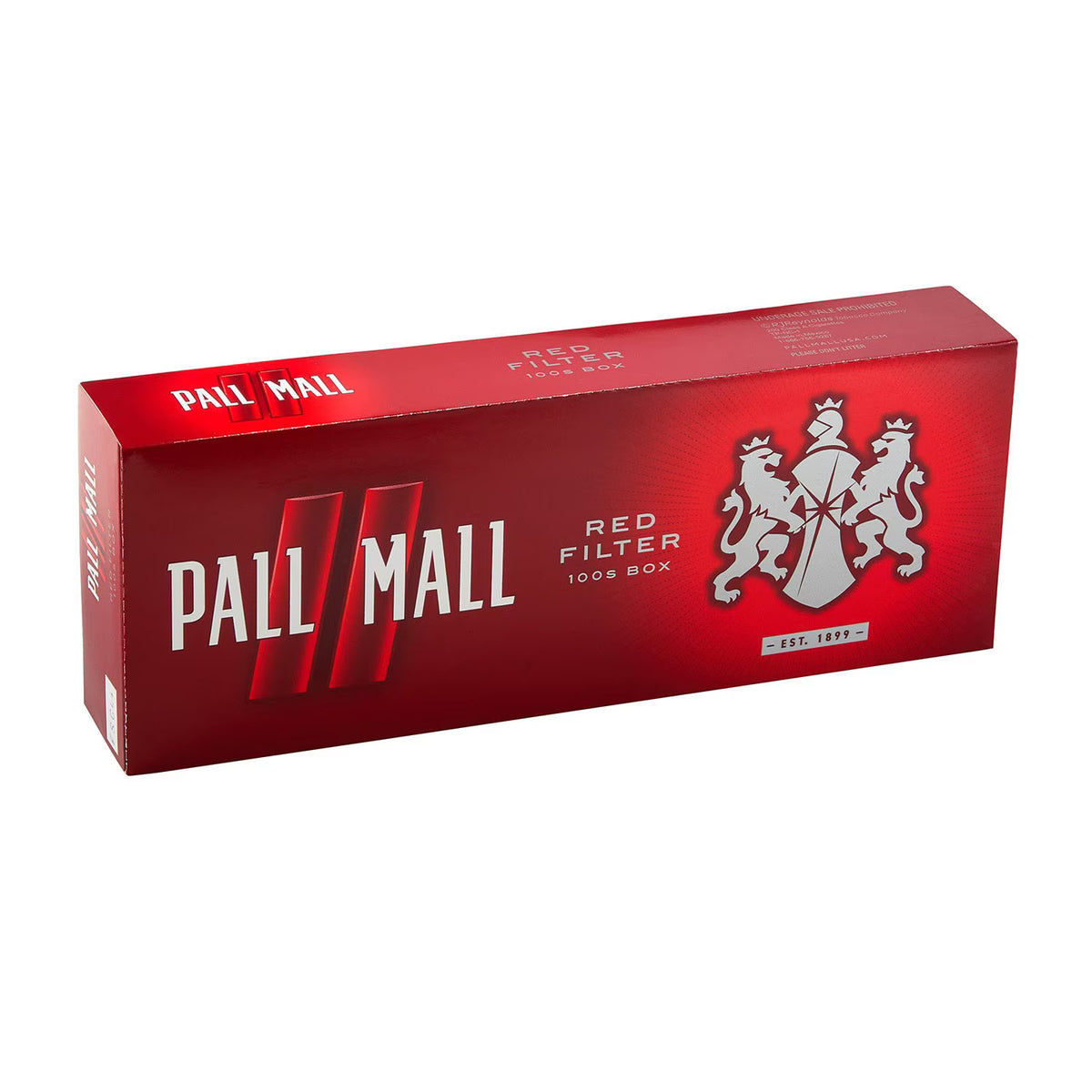 PALL MALL RED 100 BOX / 10CT