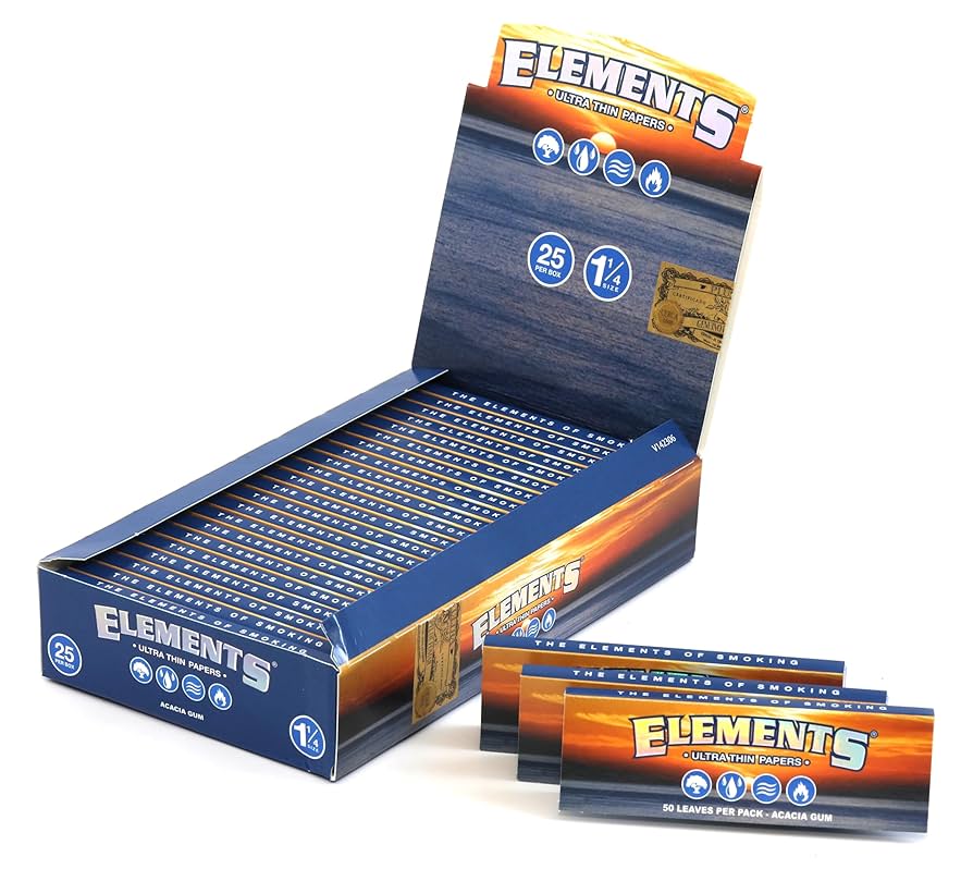 Elements 1 1/4 Size Papers 50ct 25pk