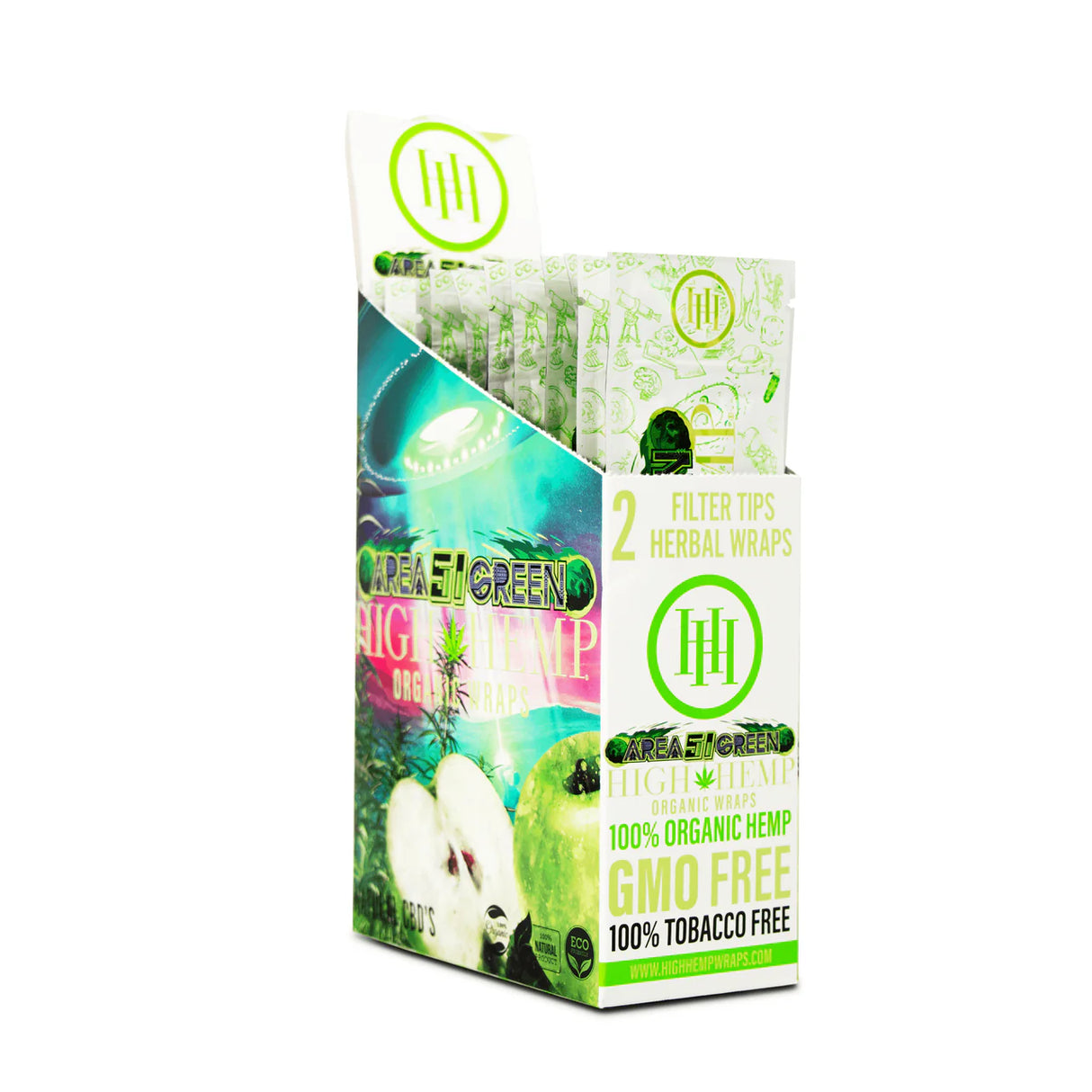 High Hemp Herbal Wraps 2ct 25pk