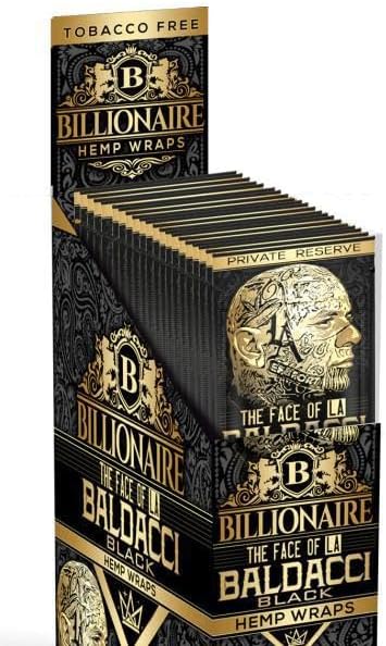 BILLIONAIRE Hemp Wraps  - 2ct/25pk