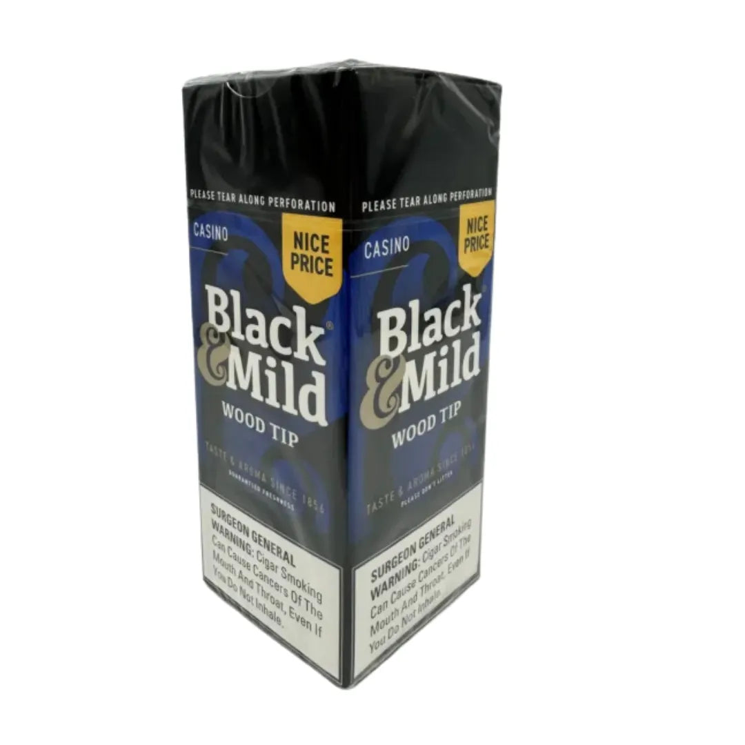 Black & Mild Tipped Cigarillos Nice Price- 25 Count Singles Box