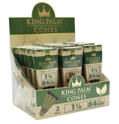 King Palm 1 1/4 Pre-Rolled Cones 3ct 15pk