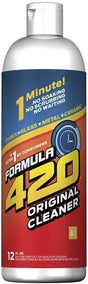 Bottle of Formula 420 Original Cleaner with label on a white background