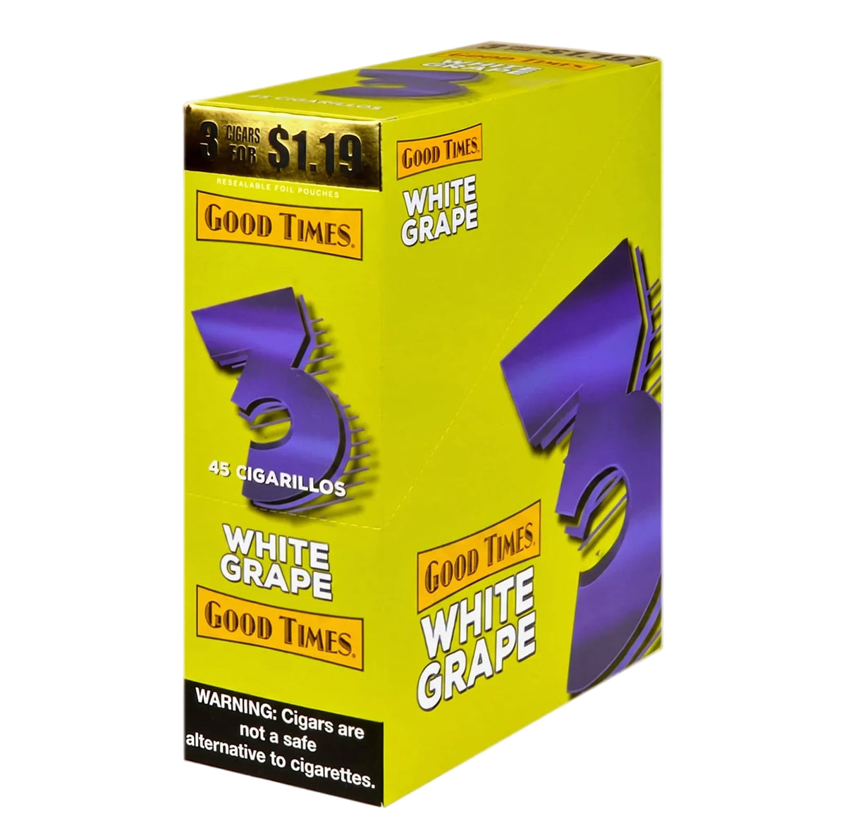 Good Times Cigarillos (15-Count Box of 3-Packs)