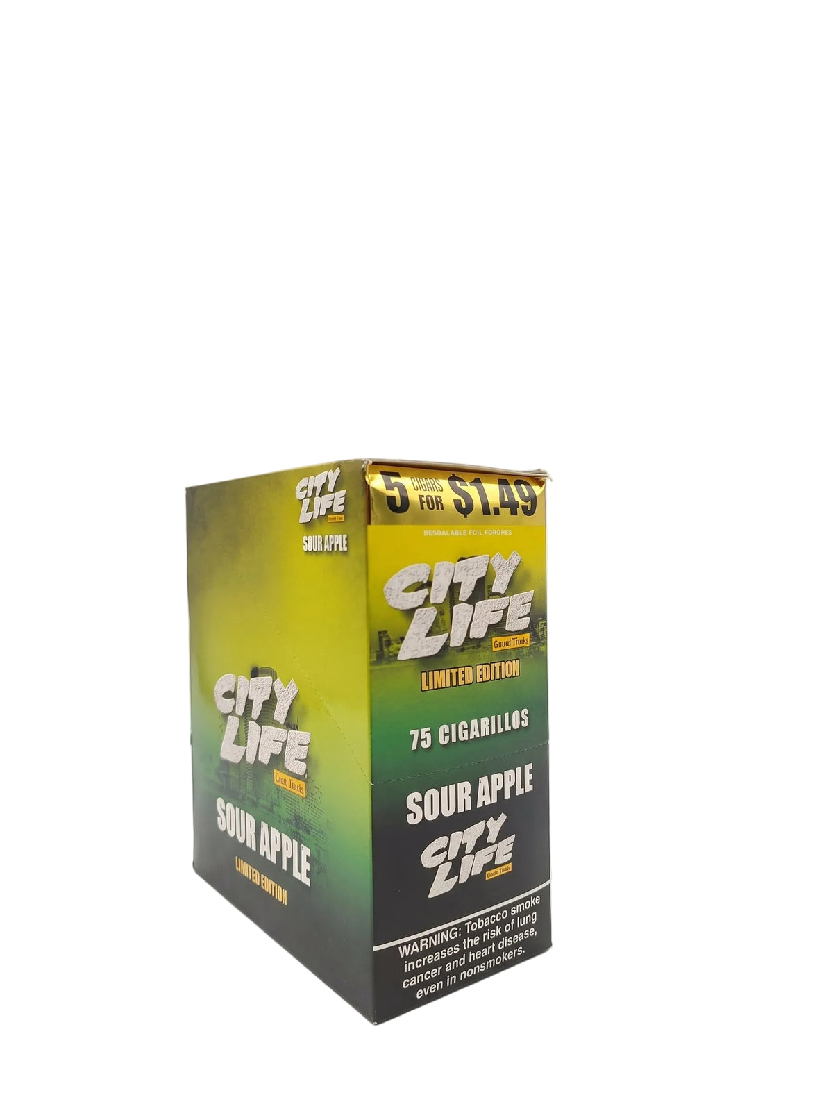 City Life Cigarillos 5 for $1.49 (15-Count Box of 5-Packs)