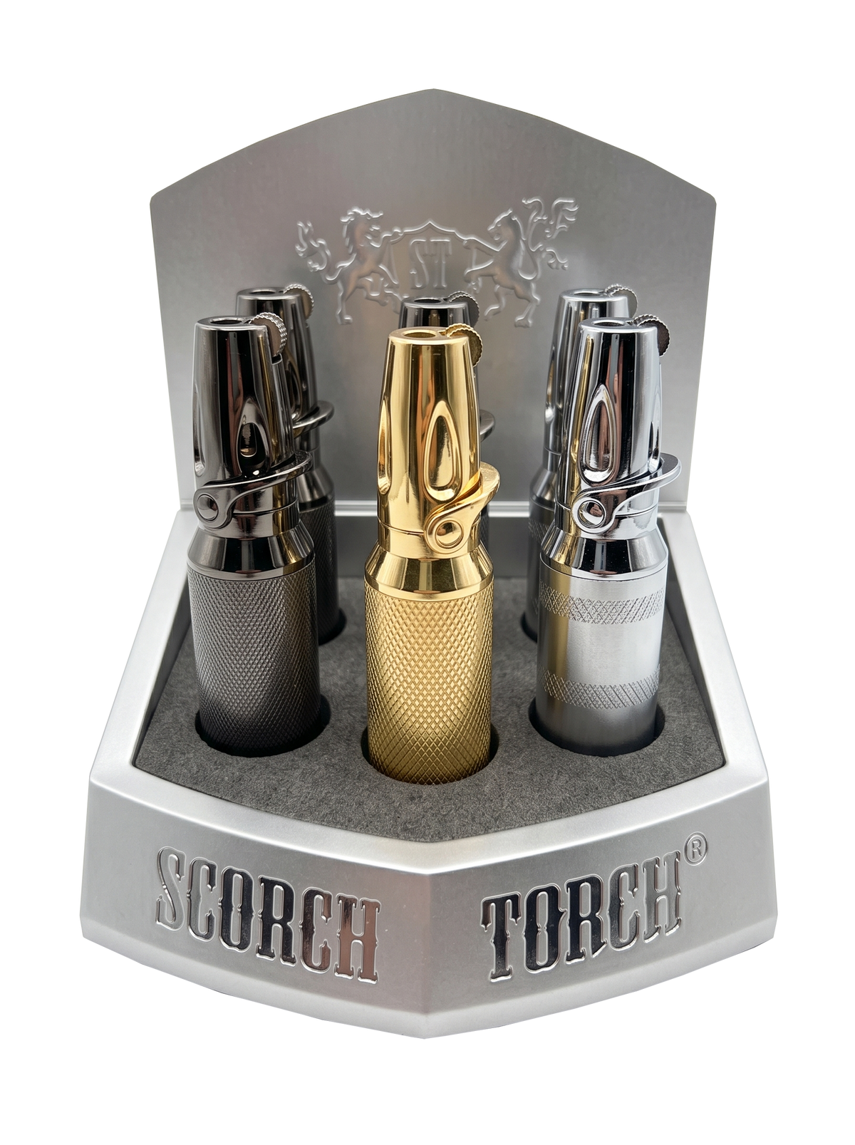 Scorch Torch Butane Lighter Display