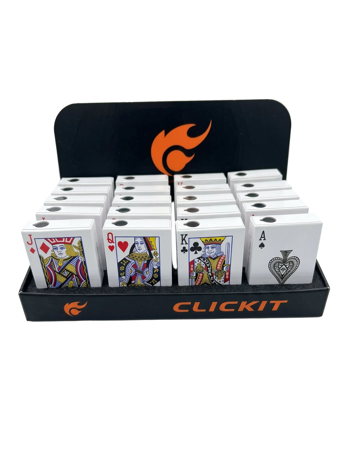 Playing Card Lighters Display