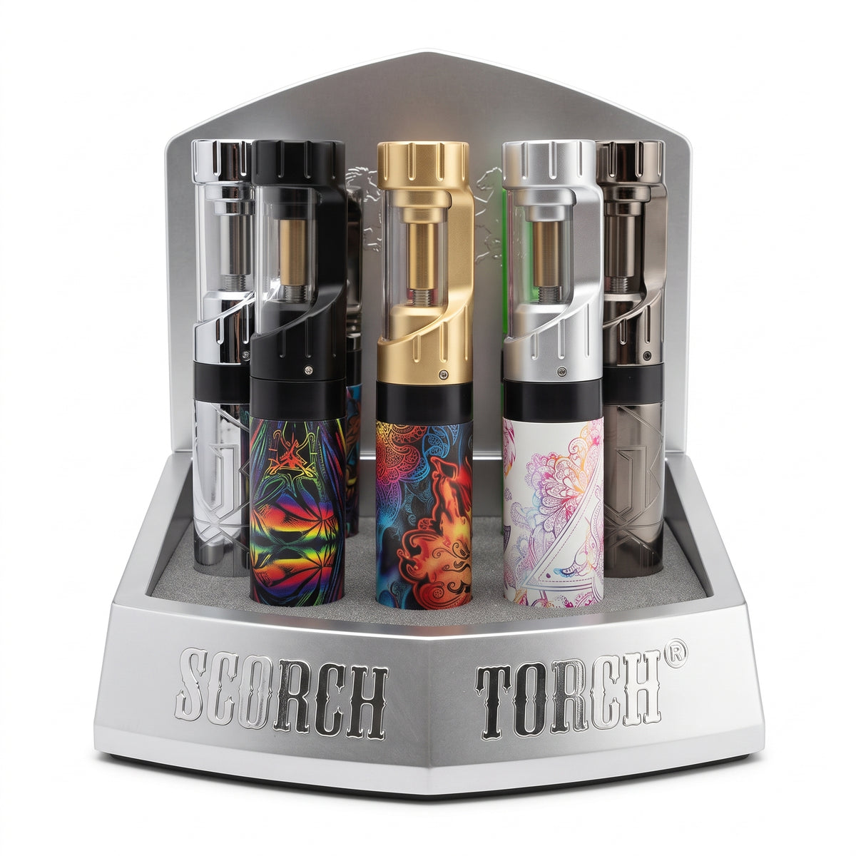 Scorch Torch Butane Lighter Display