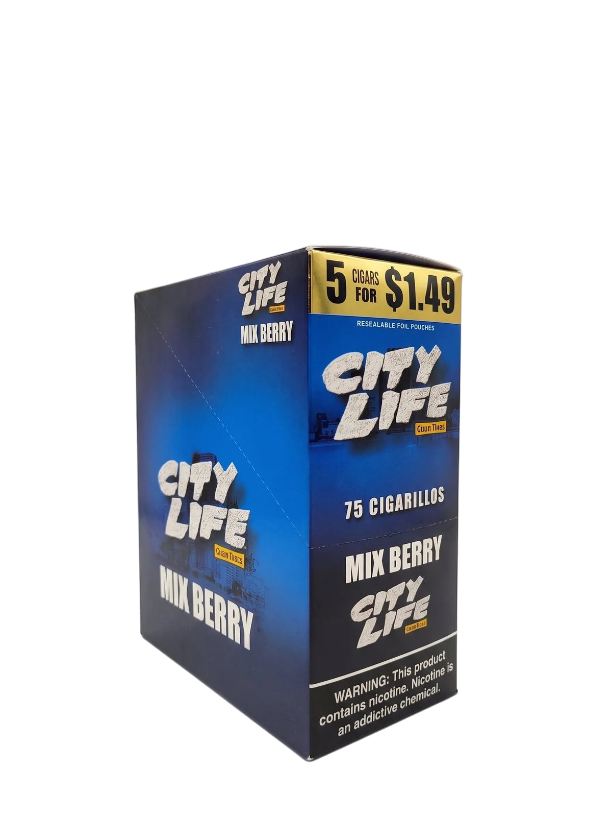City Life Cigarillos 5 for $1.49 (15-Count Box of 5-Packs)