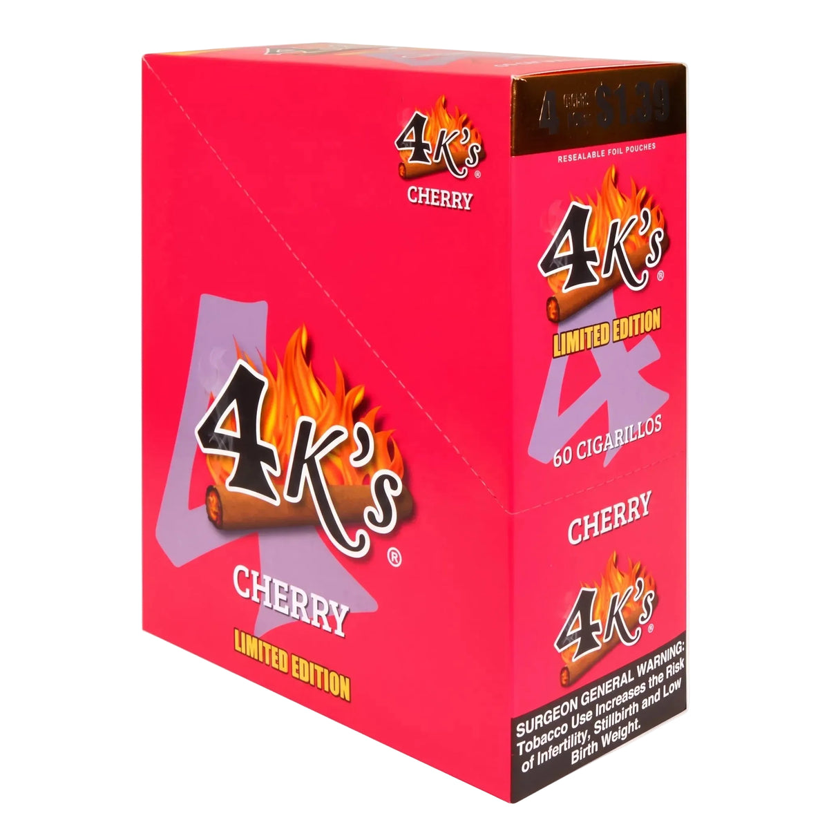 4K's Cigarillos 4 for $1.49 (15-Count Box of 4-Packs)