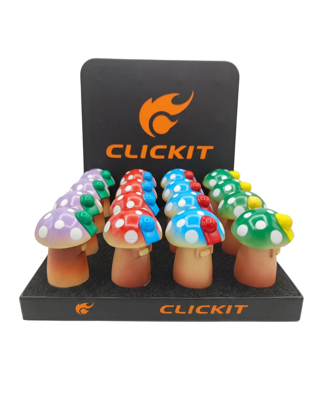 Mixed Color Mushroom Torches Display