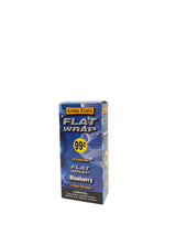 A box of Good Times Flat Wrap Blueberry cigar wrappers, 99 cents, shown on a clean white studio background.