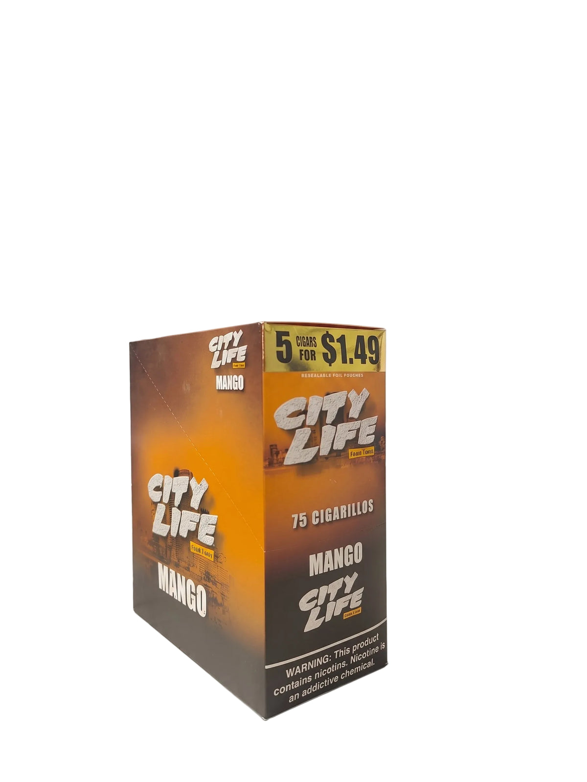 City Life Cigarillos 5 for $1.49 (15-Count Box of 5-Packs)