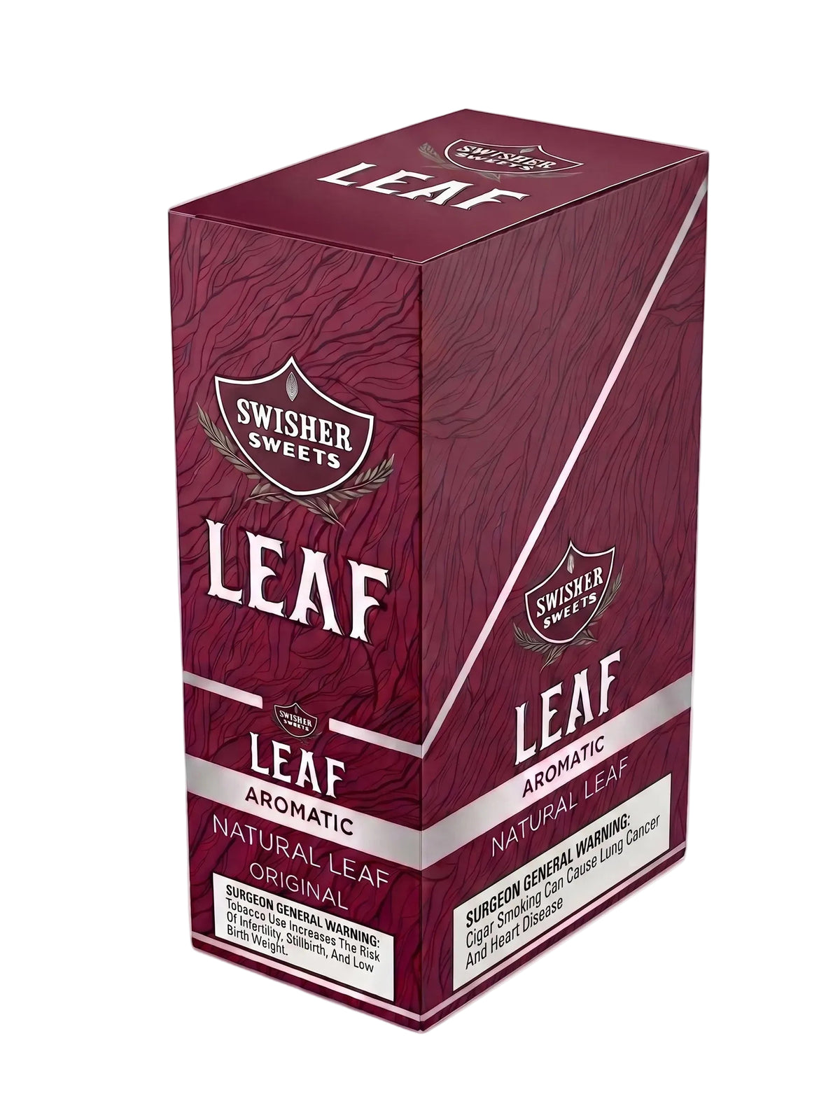 Swisher Sweets Cigarillos Leaf 3 for $2.49 - 10 Count Box of 3 Packs