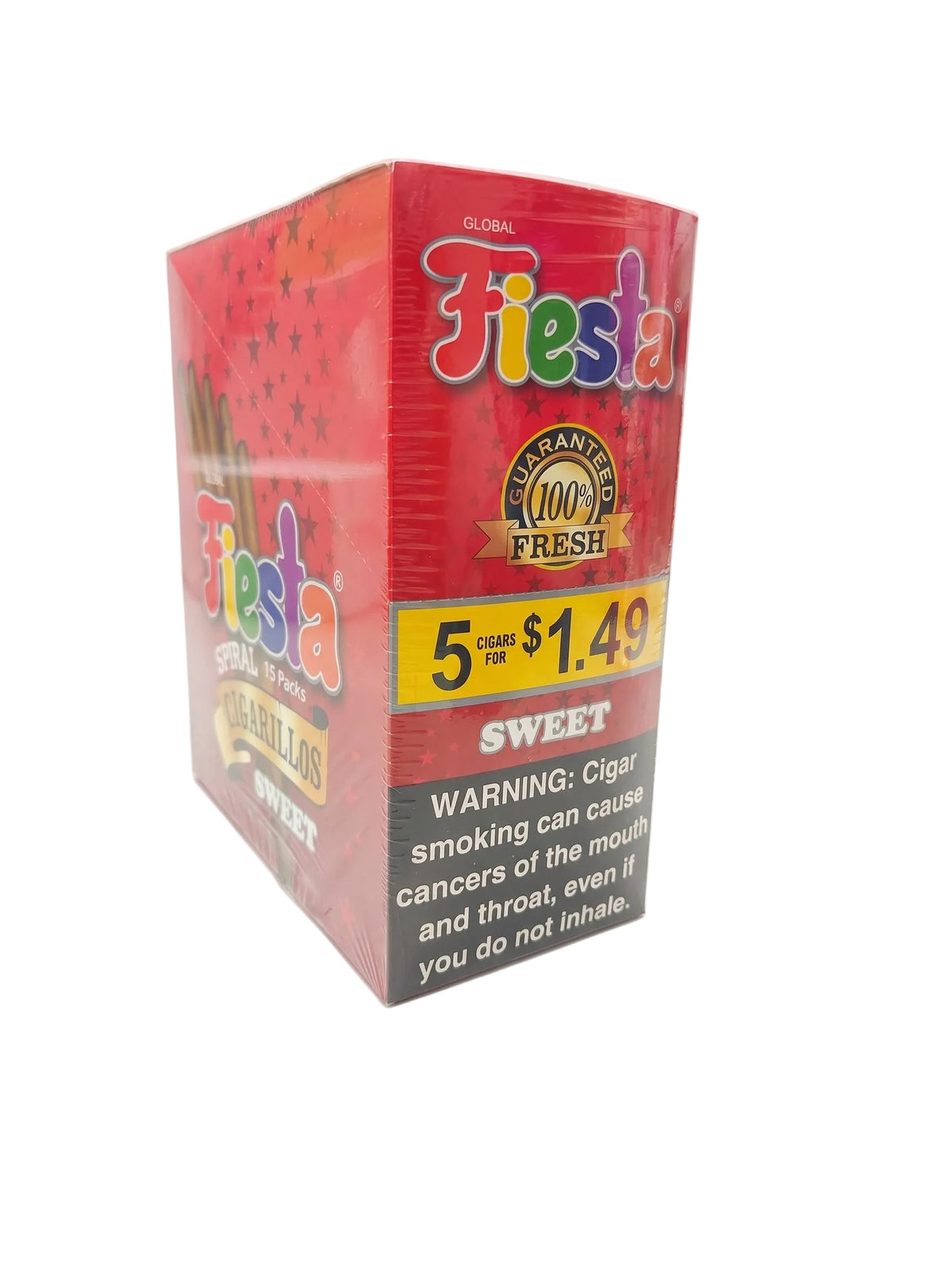 Fiesta Cigarillos 5 for $1.49 (15-Count Box of 5-Packs)