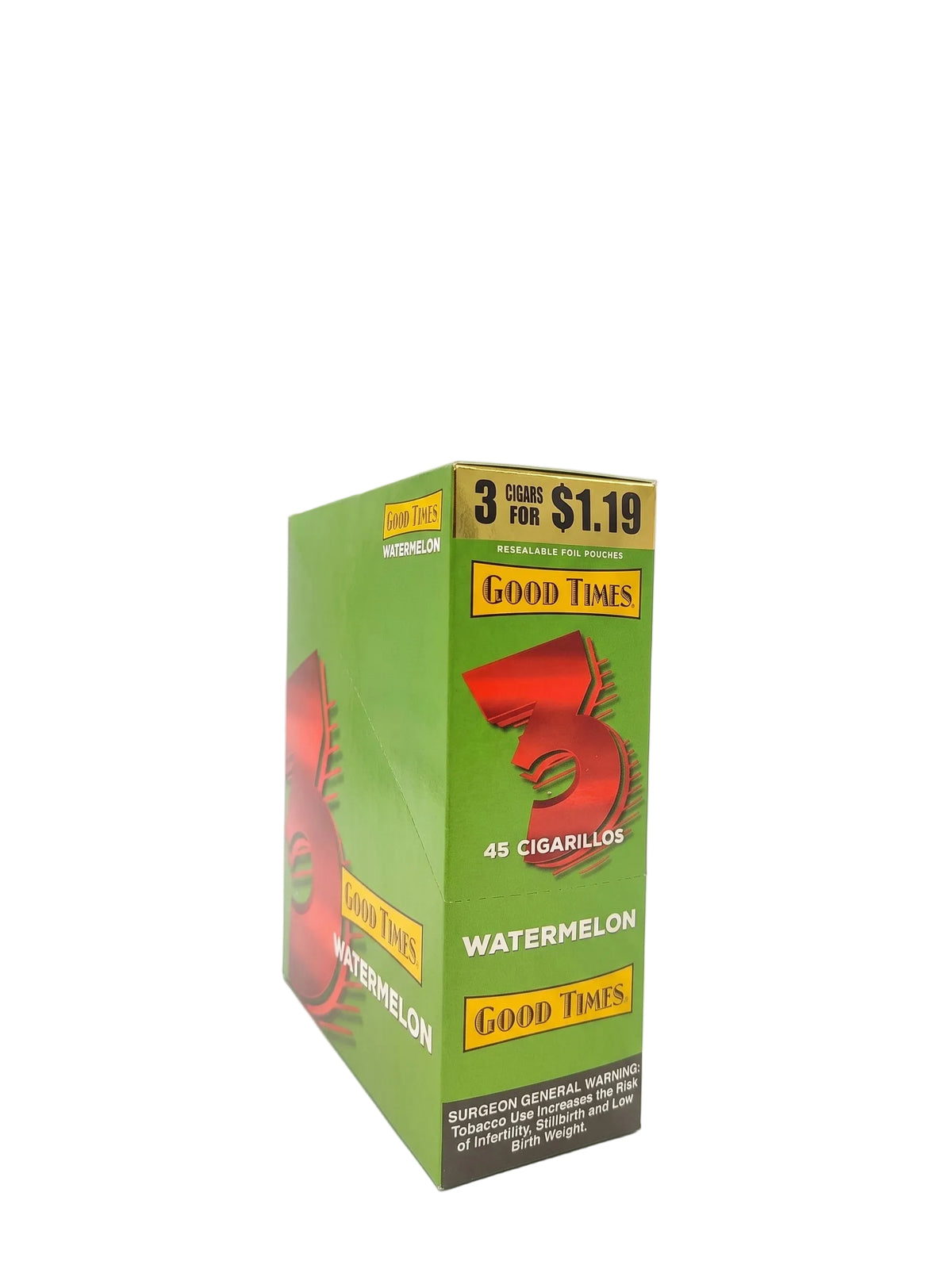 Good Times Cigarillos (15-Count Box of 3-Packs)