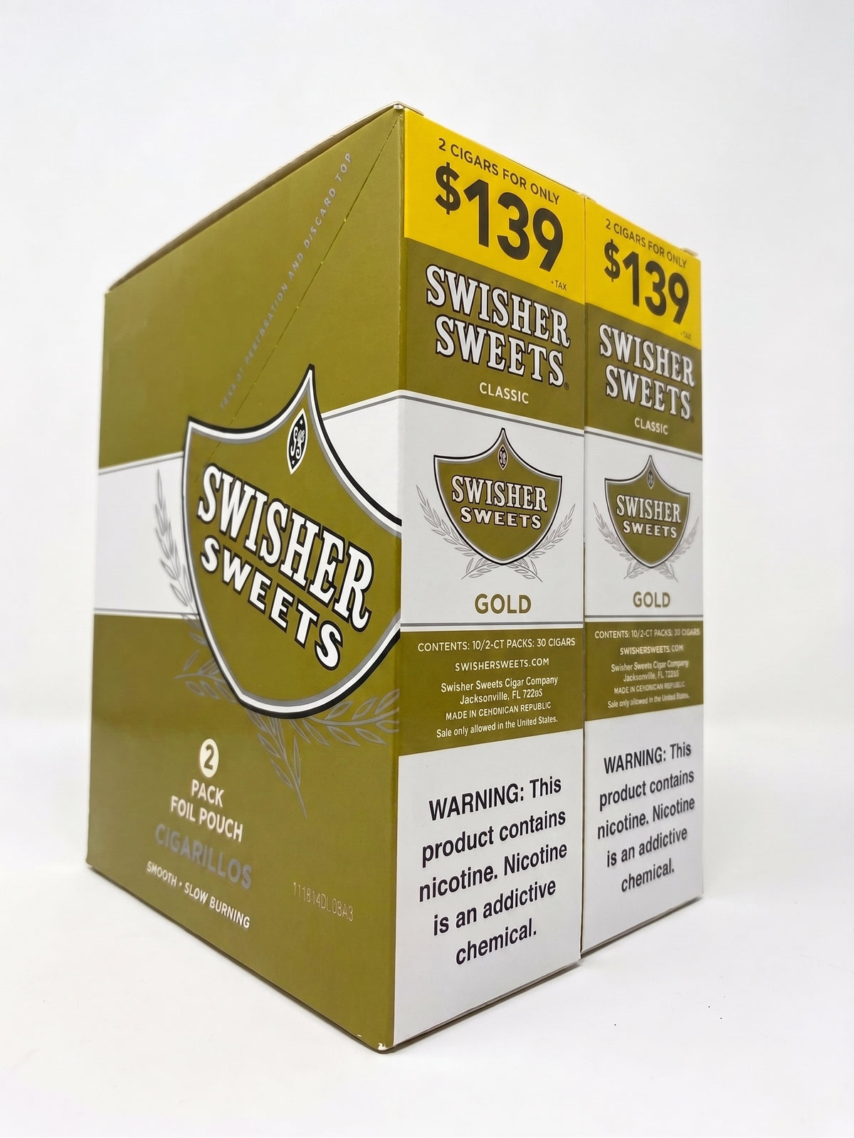 Swisher Sweets 30/2PK 2 for $1.39