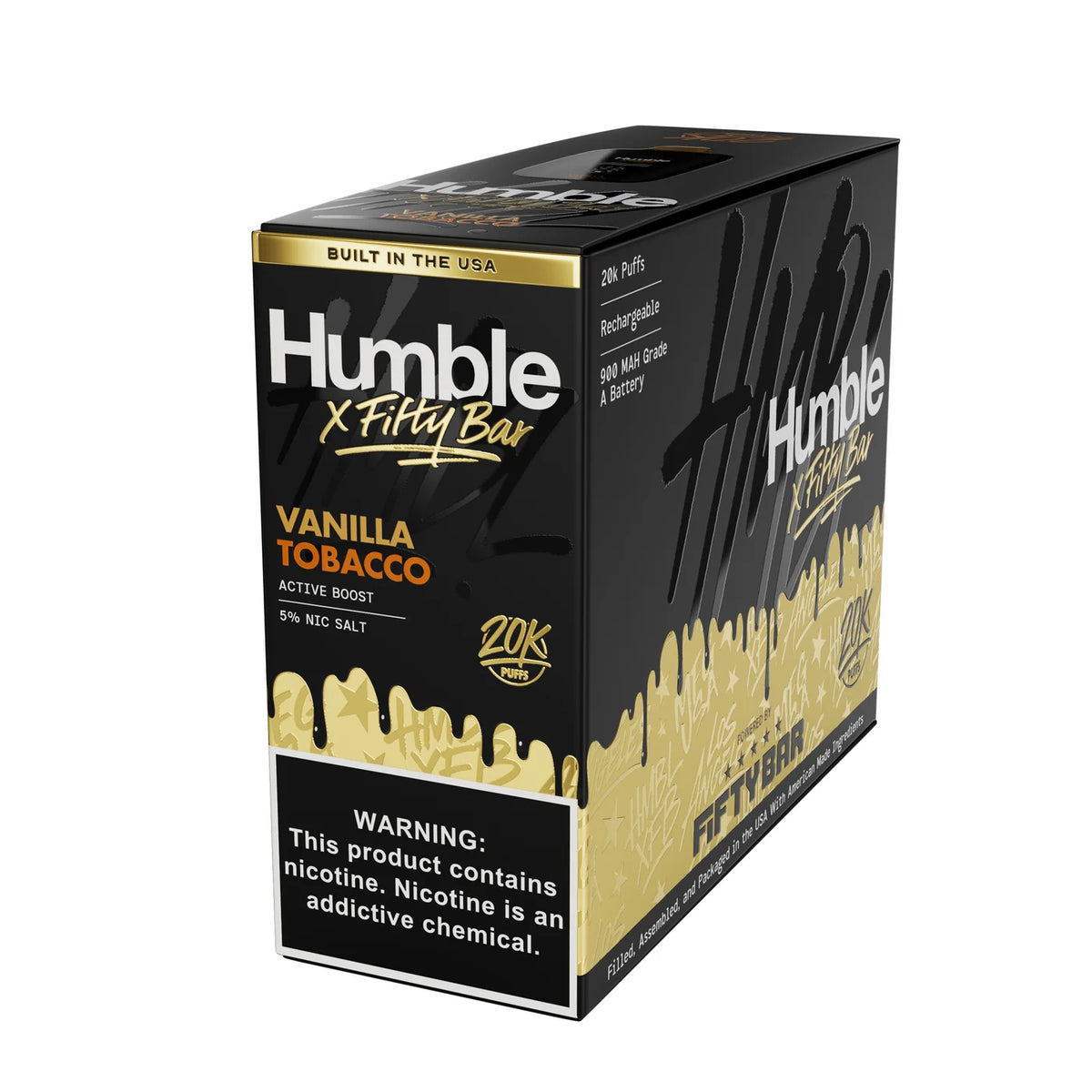Fifty Bar x Humble V2 20000 Puffs Disposable Vape 5CT/Display