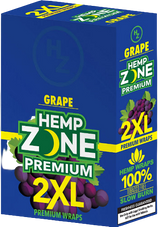Hemp Zone 2XL Hemp Wraps – Tobacco-Free 2-Pack 15ct Display Box