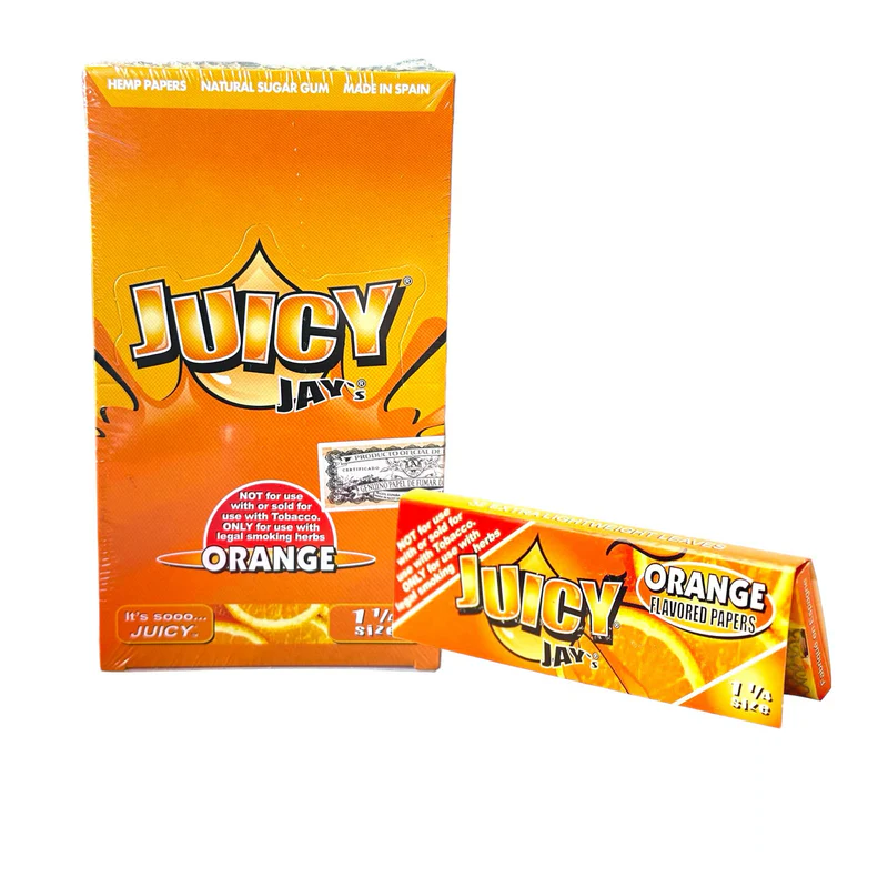 Juicy Jay's 1 1/4 Orange Paper 24ct