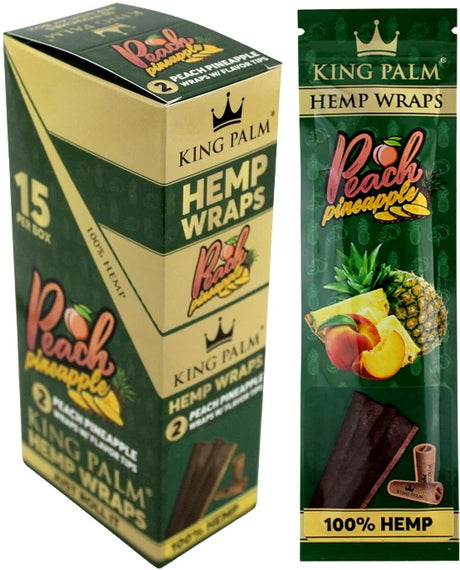 King Palm Hemp Wraps Flavor Tips 15PK/2CT