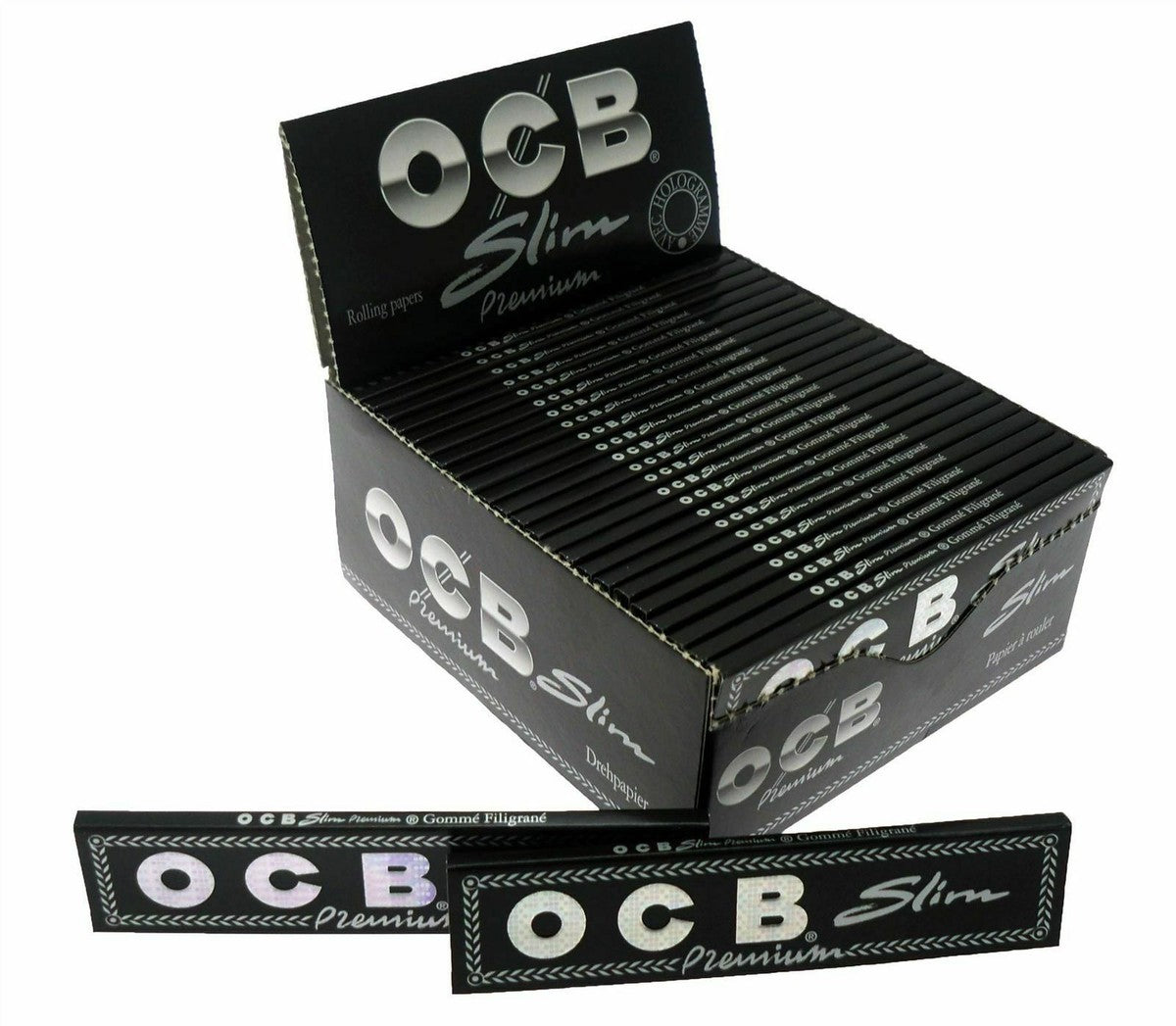 OCB Premium Slim Cigarette Rolling Papers 32ct 24pk