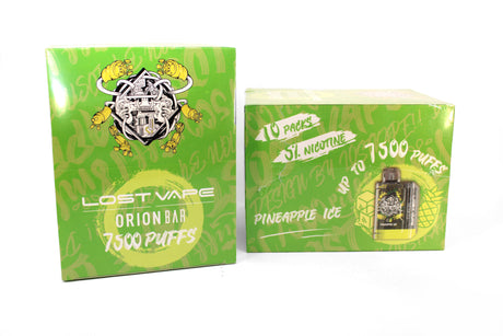 LOST VAPE ORION BAR 7500 PUFF 10CT PINEAPPLE ICE
