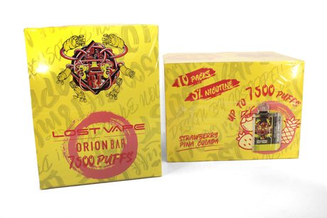 LOSTVAPE ORION BAR 7500 PUFFS 5% NICOTINE 10CT STRAWBERRY PINA COLADA