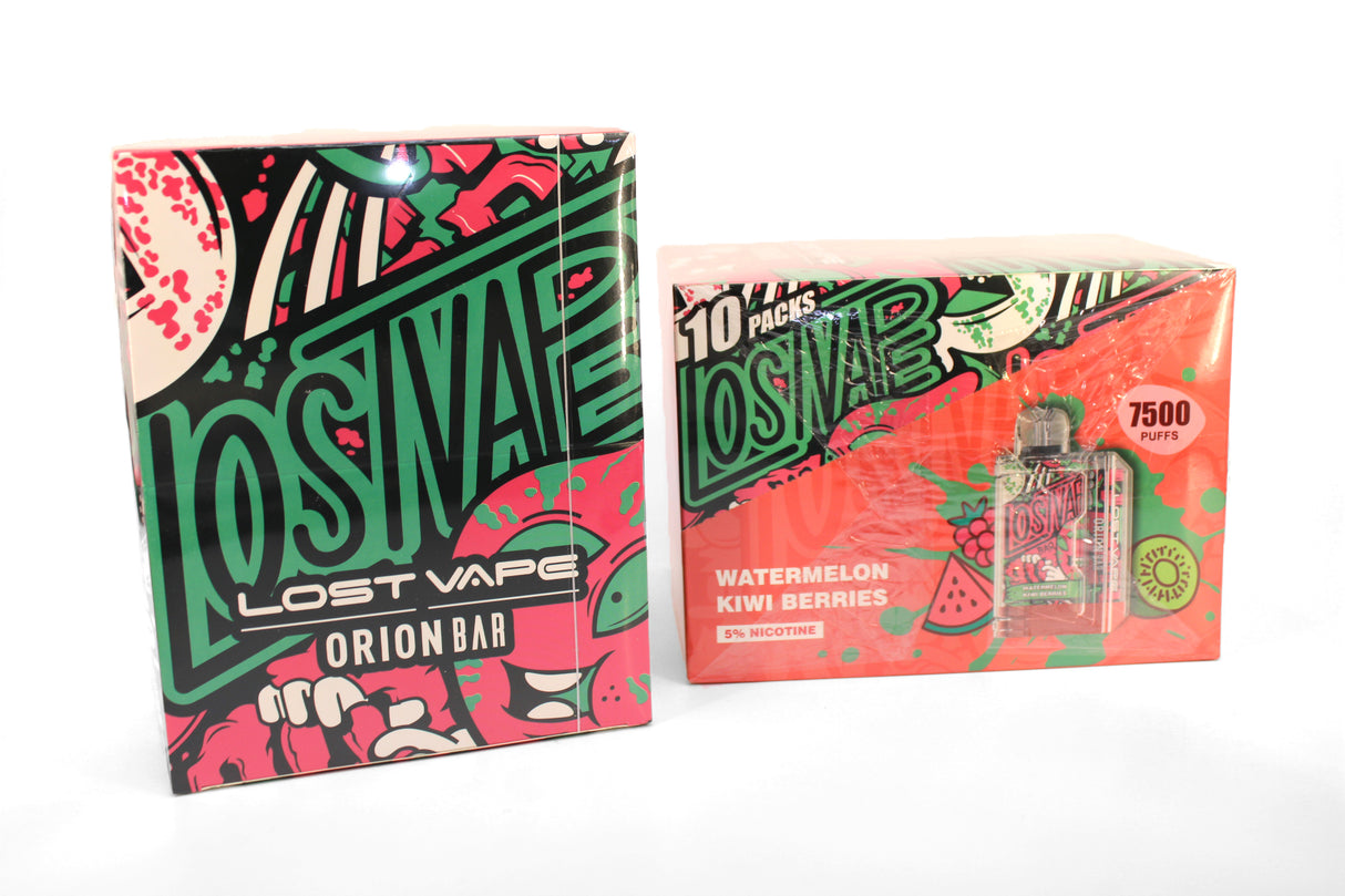 ORION BAR LOST VAPE - WATERMELON KIWI BERRIES 10PC