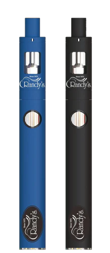 front view of the two colors of the blue and black vaporizer of the Randy's Glide Concentrate vaporizer for all dabbing all your concentrates.