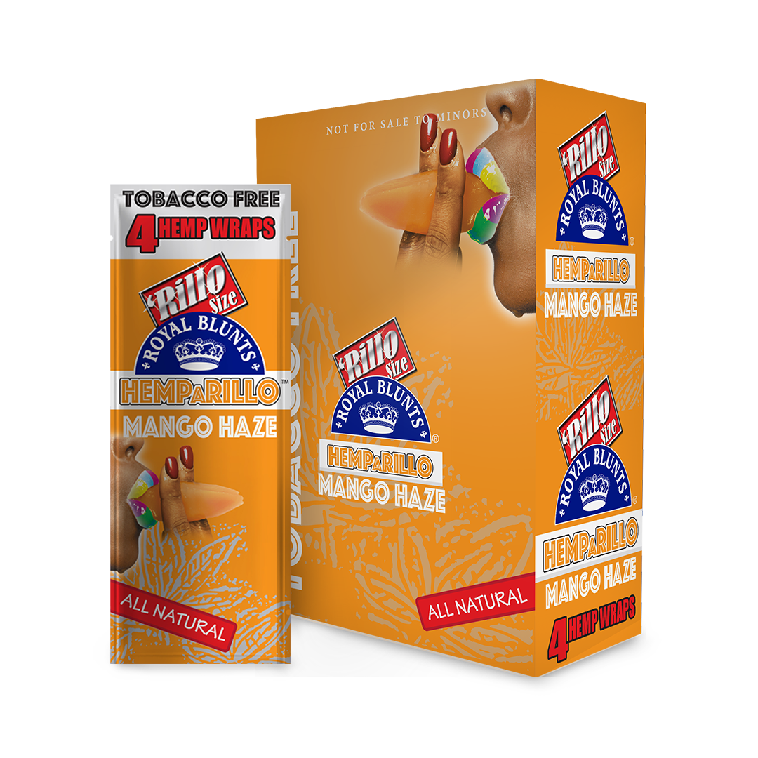 Royal Blunts Hemparillos – Premium Tobacco-Free Wraps 15ct / 4pk Display
